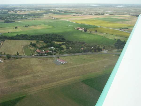 Aérodrome, vue du ciel